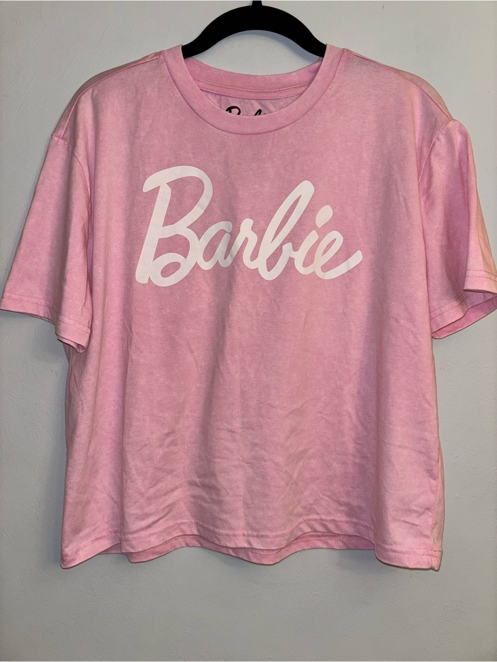 NWT Barbie Pastel Pink Logo T-Shirt